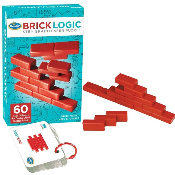 ThinkFun Brick Logic STEM Brainteaser 3D Puzzle Game RARE - Picture 1 of 12